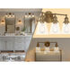 Barwell 3 Light 24 inch Oxidized Aged Brass Bath Vanity Light Wall Light